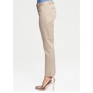 Beige cropped pants